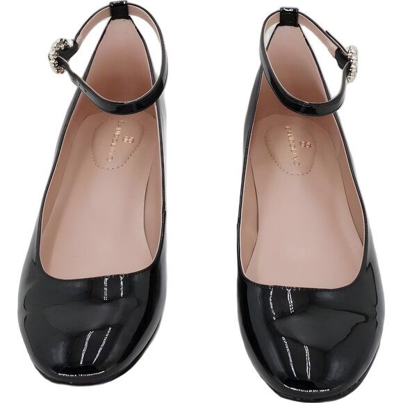 Bandolino Lexy Ankle Strap Pumps Black Block Heel Dress Shoes Women's US 8.5M - Picture 5 of 6